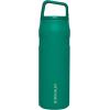 imageStanley IceFlow Cap and Carry Water Bottle  Wide Mouth Twist Lid  Lightweight ampamp Leakproof for Travel ampamp Sports  Insulated Stainless Steel  BPAFreeAlpine