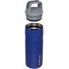 imageStanley IceFlow Cap and Carry Water Bottle  Wide Mouth Twist Lid  Lightweight ampamp Leakproof for Travel ampamp Sports  Insulated Stainless Steel  BPAFreeLapis Glimmer