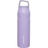 imageStanley IceFlow Cap and Carry Water Bottle  Wide Mouth Twist Lid  Lightweight ampamp Leakproof for Travel ampamp Sports  Insulated Stainless Steel  BPAFreeLavender