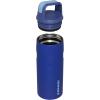 imageStanley IceFlow Cap and Carry Water Bottle  Wide Mouth Twist Lid  Lightweight ampamp Leakproof for Travel ampamp Sports  Insulated Stainless Steel  BPAFreeLapis
