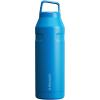 imageStanley IceFlow Cap and Carry Water Bottle  Wide Mouth Twist Lid  Lightweight ampamp Leakproof for Travel ampamp Sports  Insulated Stainless Steel  BPAFreeAzure