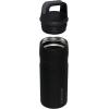 imageStanley IceFlow Cap and Carry Water Bottle  Wide Mouth Twist Lid  Lightweight ampamp Leakproof for Travel ampamp Sports  Insulated Stainless Steel  BPAFreeBlack