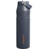 imageStanley IceFlow Flip Straw 20 Water Bottle 24 oz  BuiltIn Straw for Travel and Sports  Lightweight and Leak Resistant  Insulated Stainless Steel  BPAFree  Strawberry CreamTwilight