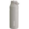 imageStanley IceFlow Flip Straw 20 Water Bottle 24 oz  BuiltIn Straw for Travel and Sports  Lightweight and Leak Resistant  Insulated Stainless Steel  BPAFree  Strawberry CreamAsh