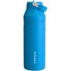 imageStanley IceFlow Flip Straw 20 Water Bottle 24 oz  BuiltIn Straw for Travel and Sports  Lightweight and Leak Resistant  Insulated Stainless Steel  BPAFree  Strawberry CreamAzure
