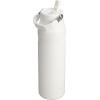 imageStanley IceFlow Flip Straw 20 Water Bottle 24 oz  BuiltIn Straw for Travel and Sports  Lightweight and Leak Resistant  Insulated Stainless Steel  BPAFree  Strawberry CreamFrost