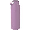 imageStanley IceFlow Flip Straw 20 Water Bottle 24 oz  BuiltIn Straw for Travel and Sports  Lightweight and Leak Resistant  Insulated Stainless Steel  BPAFree  Strawberry CreamLilac