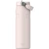 imageStanley IceFlow Flip Straw 20 Water Bottle 24 oz  BuiltIn Straw for Travel and Sports  Lightweight and Leak Resistant  Insulated Stainless Steel  BPAFree  Strawberry CreamRose Quartz
