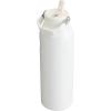 imageStanley IceFlow Flip Straw 20 Water Bottle 24 oz  BuiltIn Straw for Travel and Sports  Lightweight and Leak Resistant  Insulated Stainless Steel  BPAFree  Strawberry CreamFrost