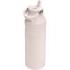 imageStanley IceFlow Flip Straw 20 Water Bottle 24 oz  BuiltIn Straw for Travel and Sports  Lightweight and Leak Resistant  Insulated Stainless Steel  BPAFree  Strawberry CreamRose Quartz