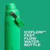 imageStanley IceFlow Flip Straw 20 Water Bottle 24 oz  BuiltIn Straw for Travel and Sports  Lightweight and Leak Resistant  Insulated Stainless Steel  BPAFree  Strawberry CreamFrost