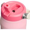 imageStanley IceFlow Flip Straw 20 Water Bottle 24 oz  BuiltIn Straw for Travel and Sports  Lightweight and Leak Resistant  Insulated Stainless Steel  BPAFree  Strawberry CreamStrawberry Cream
