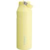 imageStanley IceFlow Flip Straw 20 Water Bottle 24 oz  BuiltIn Straw for Travel and Sports  Lightweight and Leak Resistant  Insulated Stainless Steel  BPAFree  Strawberry CreamPomelo