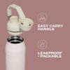 imageStanley IceFlow Flip Straw 20 Water Bottle 24 oz  BuiltIn Straw for Travel and Sports  Lightweight and Leak Resistant  Insulated Stainless Steel  BPAFree  Strawberry CreamFrost