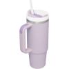 imageStanley Quencher H20 Tumbler with Handle and Straw 40 oz  Flowstate 3Position Lid  Cup Holder Compatible for Travel  Insulated Stainless Steel Cup  BPAFree  Rose Petal ShimmerOrchid