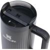 imageStanley Quencher H20 Tumbler with Handle and Straw 40 oz  Flowstate 3Position Lid  Cup Holder Compatible for Travel  Insulated Stainless Steel Cup  BPAFree  Rose Petal ShimmerFluted Black
