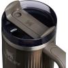 imageStanley Quencher H20 Tumbler with Handle and Straw 40 oz  Flowstate 3Position Lid  Cup Holder Compatible for Travel  Insulated Stainless Steel Cup  BPAFree  Rose Petal ShimmerFluted Gunmetal Shine