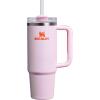 imageStanley Quencher H20 Tumbler with Handle and Straw 40 oz  Flowstate 3Position Lid  Cup Holder Compatible for Travel  Insulated Stainless Steel Cup  BPAFree  Rose Petal ShimmerRose Petal Shimmer