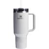 imageStanley Quencher H20 Tumbler with Handle and Straw 40 oz  Flowstate 3Position Lid  Cup Holder Compatible for Travel  Insulated Stainless Steel Cup  BPAFree  Rose Petal ShimmerFluted Ash Gloss