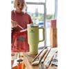 imageStanley Quencher H20 Tumbler with Handle and Straw 40 oz  Flowstate 3Position Lid  Cup Holder Compatible for Travel  Insulated Stainless Steel Cup  BPAFree  Rose Petal ShimmerCitron