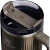 imageStanley Quencher H20 Tumbler with Handle and Straw 40 oz  Flowstate 3Position Lid  Cup Holder Compatible for Travel  Insulated Stainless Steel Cup  BPAFree  Rose Petal ShimmerFluted Gunmetal Shine