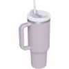 imageStanley Quencher H20 Tumbler with Handle and Straw 40 oz  Flowstate 3Position Lid  Cup Holder Compatible for Travel  Insulated Stainless Steel Cup  BPAFree  Rose Petal ShimmerOrchid