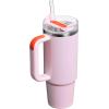 imageStanley Quencher H20 Tumbler with Handle and Straw 40 oz  Flowstate 3Position Lid  Cup Holder Compatible for Travel  Insulated Stainless Steel Cup  BPAFree  Rose Petal ShimmerRose Petal Shimmer