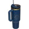 imageStanley Quencher H20 Tumbler with Handle and Straw 40 oz  Flowstate 3Position Lid  Cup Holder Compatible for Travel  Insulated Stainless Steel Cup  BPAFree  Rose Petal ShimmerNightfall Gloss Deco