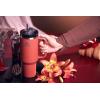 imageStanley Quencher H20 Tumbler with Handle and Straw 40 oz  Flowstate 3Position Lid  Cup Holder Compatible for Travel  Insulated Stainless Steel Cup  BPAFree  Rose Petal ShimmerRed Rust