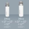 imageStanley Quick Flip GO Water Bottle 24 oz  Push Button Lid  Leakproof and Packable for Travel and Sports  Insulated Stainless Steel  BPAFree  PomeloMist
