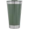 imageStanley StayChill Beer Pint 16 oz  Wide Mouth Lid  Builtin Bottle Opener  Beer Tumbler Cup  Insulated Stainless Steel Pint Glass  BPAFree  Rose Quartz GlowHammertone Green