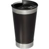 imageStanley StayChill Beer Pint 16 oz  Wide Mouth Lid  Builtin Bottle Opener  Beer Tumbler Cup  Insulated Stainless Steel Pint Glass  BPAFree  Rose Quartz GlowCharcoal Glow
