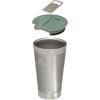 imageStanley StayChill Beer Pint 16 oz  Wide Mouth Lid  Builtin Bottle Opener  Beer Tumbler Cup  Insulated Stainless Steel Pint Glass  BPAFree  Rose Quartz GlowStainless Steel