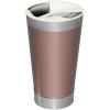 imageStanley StayChill Beer Pint 16 oz  Wide Mouth Lid  Builtin Bottle Opener  Beer Tumbler Cup  Insulated Stainless Steel Pint Glass  BPAFree  Rose Quartz GlowRose Quartz Glow