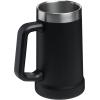 imageStanley StayChill Beer Stein 24 oz  Heavy Duty Big Grip Handle  Beer Tumbler Drink Cup Holds 2 Cans  Insulated Stainless Steel Party Mug  BPAFree  TigerlilyBlack 20