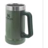 imageStanley StayChill Beer Stein 24 oz  Heavy Duty Big Grip Handle  Beer Tumbler Drink Cup Holds 2 Cans  Insulated Stainless Steel Party Mug  BPAFree  TigerlilyHammertone Green