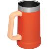 imageStanley StayChill Beer Stein 24 oz  Heavy Duty Big Grip Handle  Beer Tumbler Drink Cup Holds 2 Cans  Insulated Stainless Steel Party Mug  BPAFree  TigerlilyTigerlily
