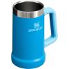imageStanley StayChill Beer Stein 24 oz  Heavy Duty Big Grip Handle  Beer Tumbler Drink Cup Holds 2 Cans  Insulated Stainless Steel Party Mug  BPAFree  TigerlilyAzure