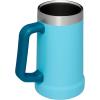 imageStanley StayChill Beer Stein 24 oz  Heavy Duty Big Grip Handle  Beer Tumbler Drink Cup Holds 2 Cans  Insulated Stainless Steel Party Mug  BPAFree  TigerlilyPool
