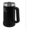 imageStanley StayChill Beer Stein 24 oz  Heavy Duty Big Grip Handle  Beer Tumbler Drink Cup Holds 2 Cans  Insulated Stainless Steel Party Mug  BPAFree  TigerlilyMatte Black