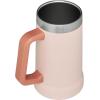 imageStanley StayChill Beer Stein 24 oz  Heavy Duty Big Grip Handle  Beer Tumbler Drink Cup Holds 2 Cans  Insulated Stainless Steel Party Mug  BPAFree  TigerlilyLimestone
