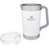 imageStanley StayChill Pitcher 64 oz  Cold Water Beer and Drink Pitcher with Lid  Large Capacity Durable Beverage Container with Handle  Insulated Stainless Steel  BPAFree  Frost GlossPolar