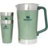 imageStanley StayChill Pitcher 64 oz  Cold Water Beer and Drink Pitcher with Lid  Large Capacity Durable Beverage Container with Handle  Insulated Stainless Steel  BPAFree  Frost GlossHammertone Green