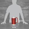 imageStanley StayChill Pitcher 64 oz  Cold Water Beer and Drink Pitcher with Lid  Large Capacity Durable Beverage Container with Handle  Insulated Stainless Steel  BPAFree  Frost GlossCinnamon Glow