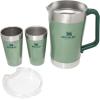 imageStanley StayChill Pitcher 64 oz  Cold Water Beer and Drink Pitcher with Lid  Large Capacity Durable Beverage Container with Handle  Insulated Stainless Steel  BPAFree  Frost GlossHammertone Green