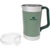 imageStanley StayChill Pitcher 64 oz  Cold Water Beer and Drink Pitcher with Lid  Large Capacity Durable Beverage Container with Handle  Insulated Stainless Steel  BPAFree  Frost GlossHammertone Green