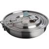 imageStanley Wildfare Core 12Piece Stainless Steel Fry Pan Cook Set  1 qt Fry Pan with Fold ampamp Lock Handle  Plates Utensils Spatula  Camping Essentials for Your Camp Kitchen  BPAFree1 QT