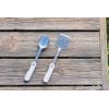imageStanley Wildfare Pro Stainless Steel Fold ampamp Go Utensil Set  Folding Spatula and Spoon  Packable Outdoor Cookware  Camping Essentials for Your Camp Kitchen  BPAFree  Pale Pebble ampamp Stone