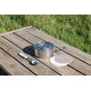 imageThe Wildfare Pro Saucepan Cookset 5piece set  2 QTPale Pebble  Stone