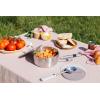 imageThe Wildfare Pro Saucepan Cookset 5piece set  2 QTPale Pebble  Stone